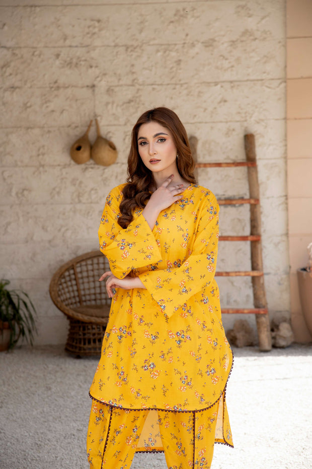 Yellow Co-Ord Set